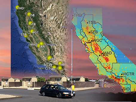 California Greenhouse Gas Emission Measurement project